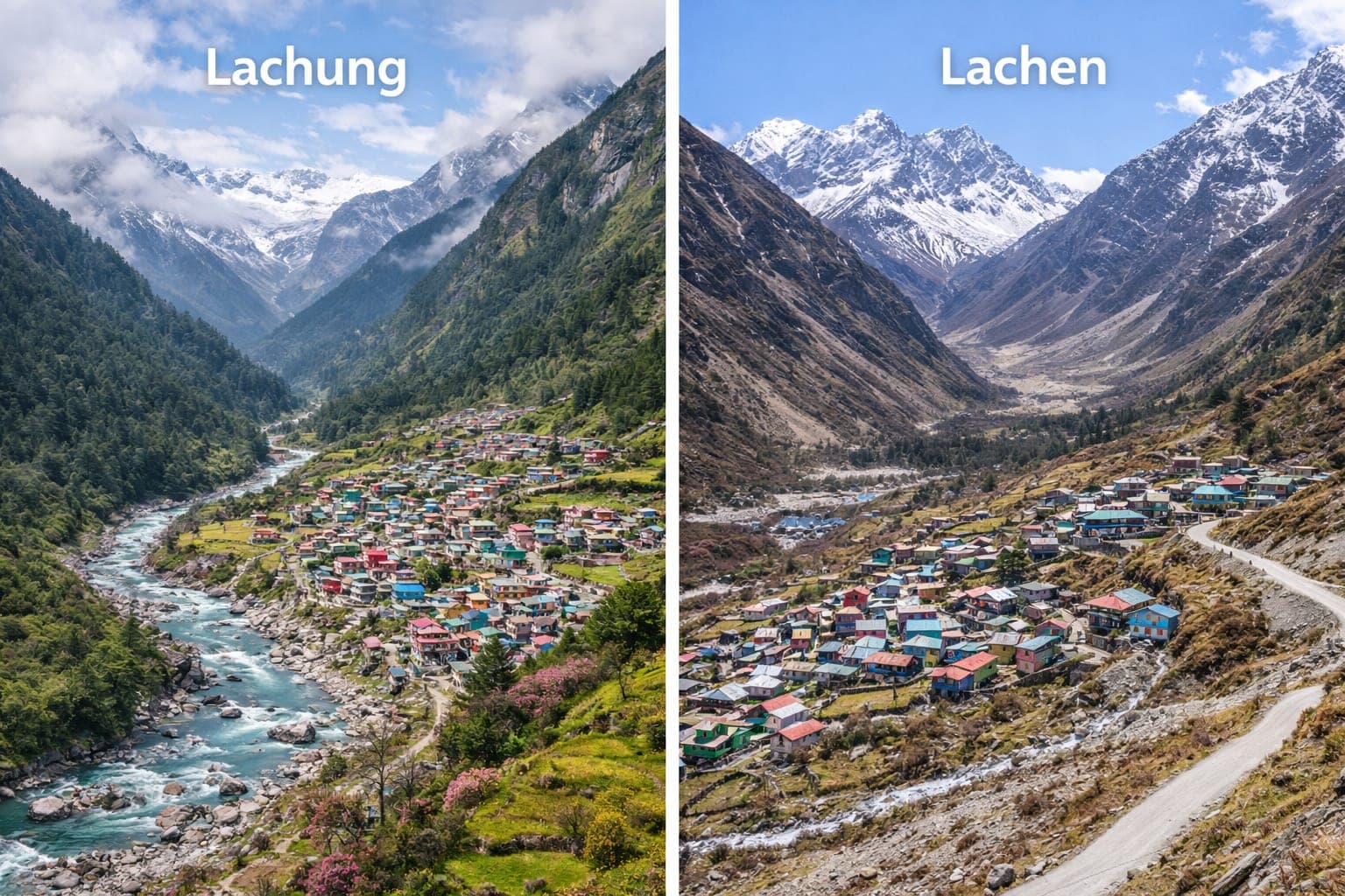Lachung & Lachen – Twin Himalayan Villages of North Sikkim
